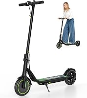 WERHY 8.5" Foldable Electric Scooter for Adults - 350W Motor, 19 MPH Top Speed, 16 Mile Range, Portable Commuter E-Scooter