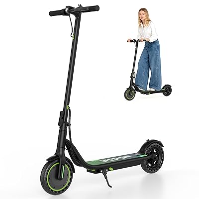 WERHY Electric Scooter, 350W/500W Motor, Top Speed 19/22 mph, Max 16/23/25/28Miles Ranges, Foldable E Scooter for Adults