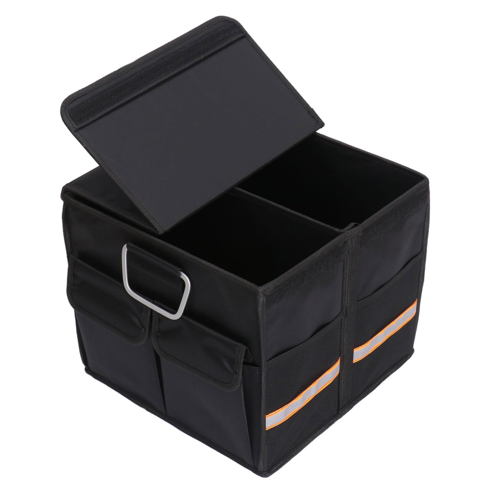 Générique 1 Pc Bacs De Rangement Pliables Pochette De Rangement Pliable Conteneur De Stockage Bacs De Pliants Casier De Auto Voiture Black Tissu Oxford
