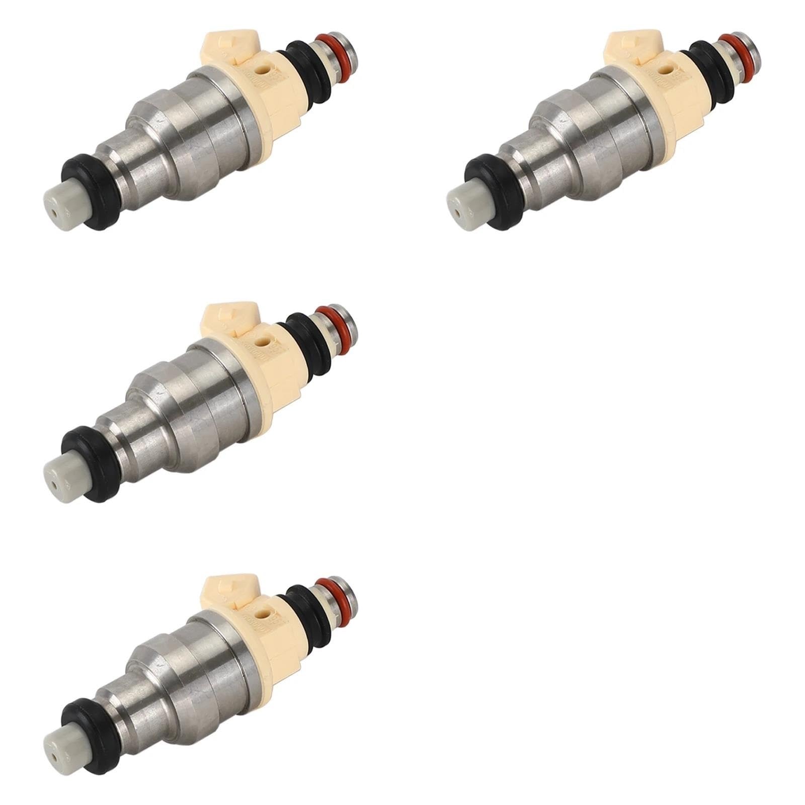 Trfbd 4 Pcs Car Accessories Fuel Injector Nozzle For Hyundai For Elantra 1.6L 1992~1995 .8L 1993~1995 For Sonata 2.4L 1990(4 Pcs)