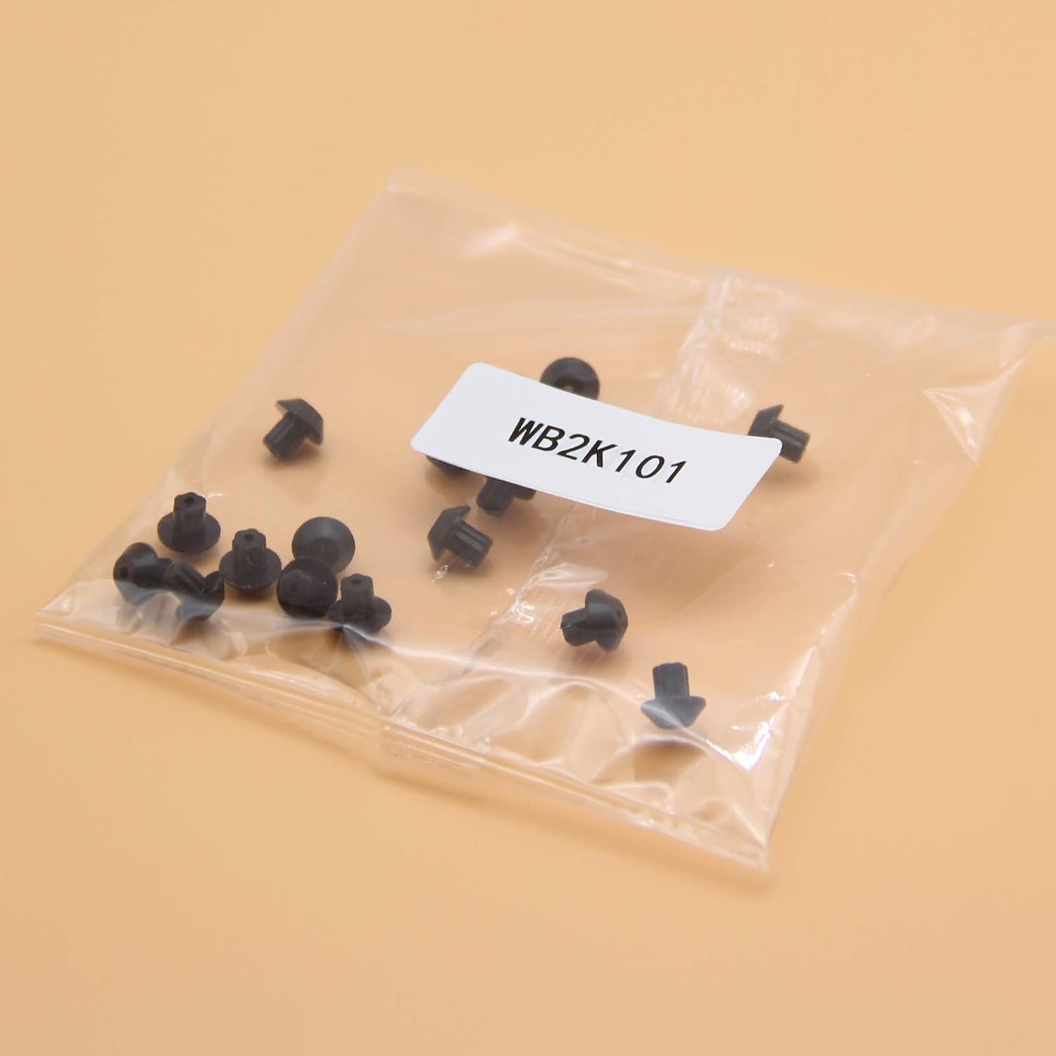 WB2K101, WB02K0101, 247410 WB02T10461, AP2622260, PS241358 Rubber Feet Replacement for GE, Hotpoint, Kenmore Range Burner Grate, High Temp Resistant Silicone Rubber Bumper Pad 16Pack