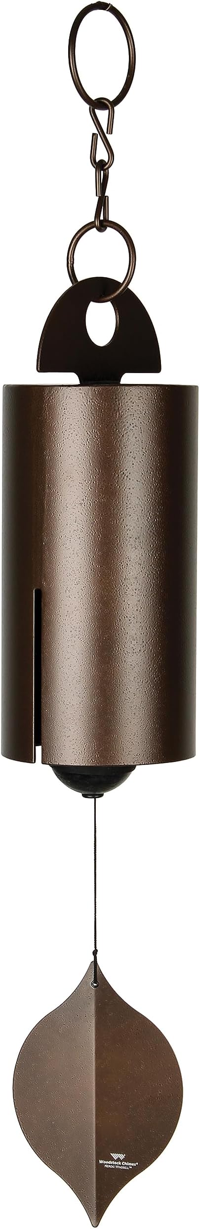 HWLC Large Heroic Windbell - Antique Copper, Brown, 40-Inch