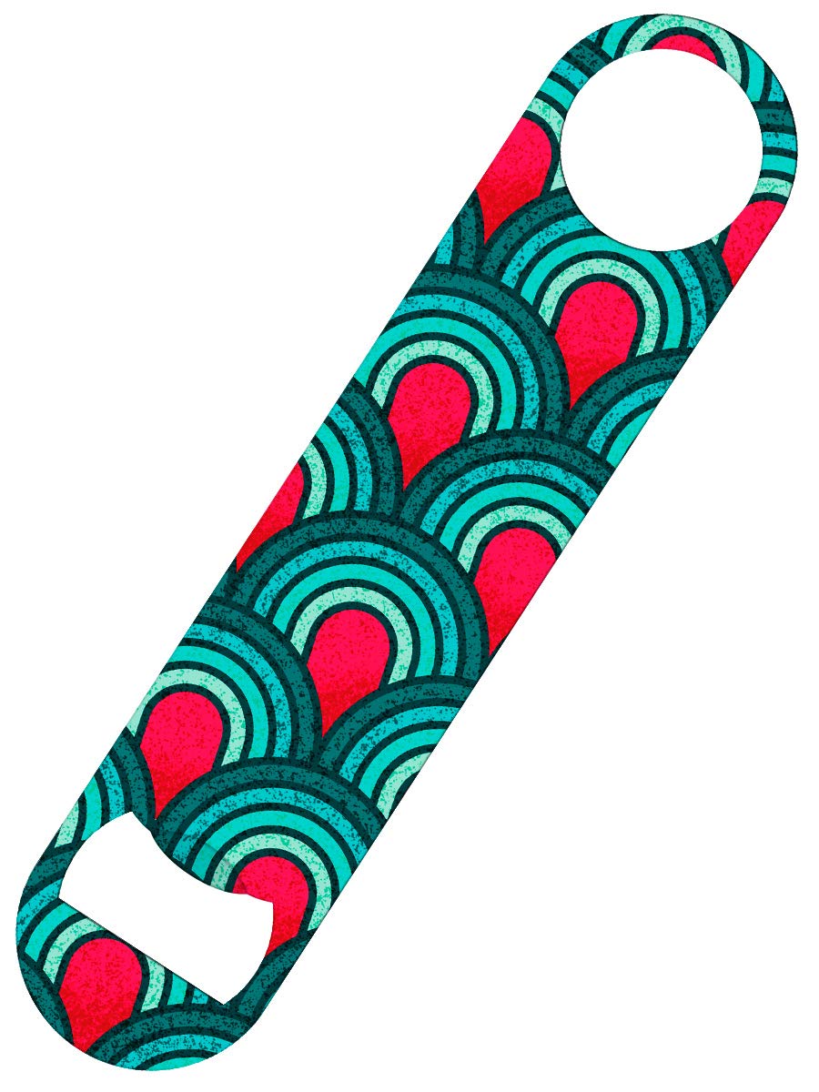 Rainbow Scales Bar Blade Bottle Opener 18x4cm