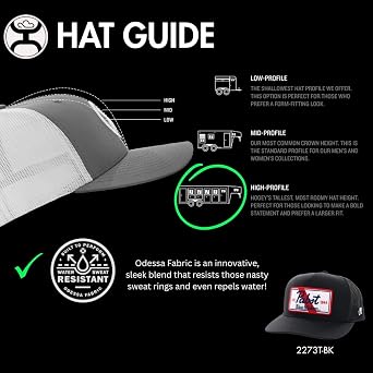 HOOey Officially Licensed Pabst Blue Ribbon One Size Fits All Adjustable Snapback Hat for Men and Women Mesh Back Trucker Hat