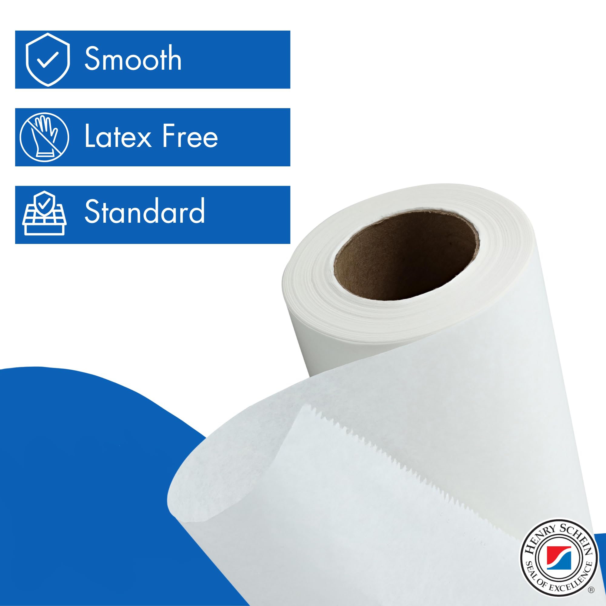 Henry Schein Exam Table & Multi-Use Paper Roll, 21" x 225', White, 1 Roll — Amazon image 4