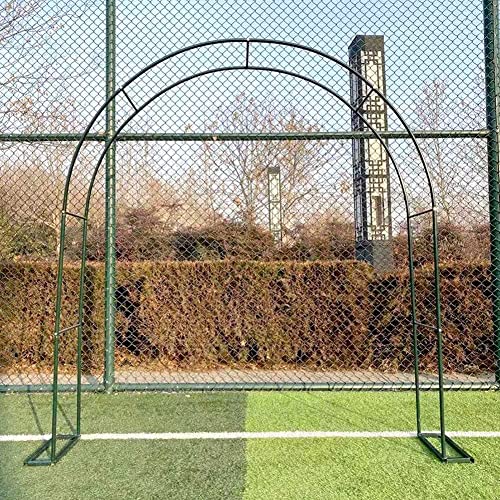 Arche de jardin pour rosiers grimpants – Treillis en métal pour plantes – Couleur verte – Dimensions : 180 x 40 cm – Support parfait pour vignes et...