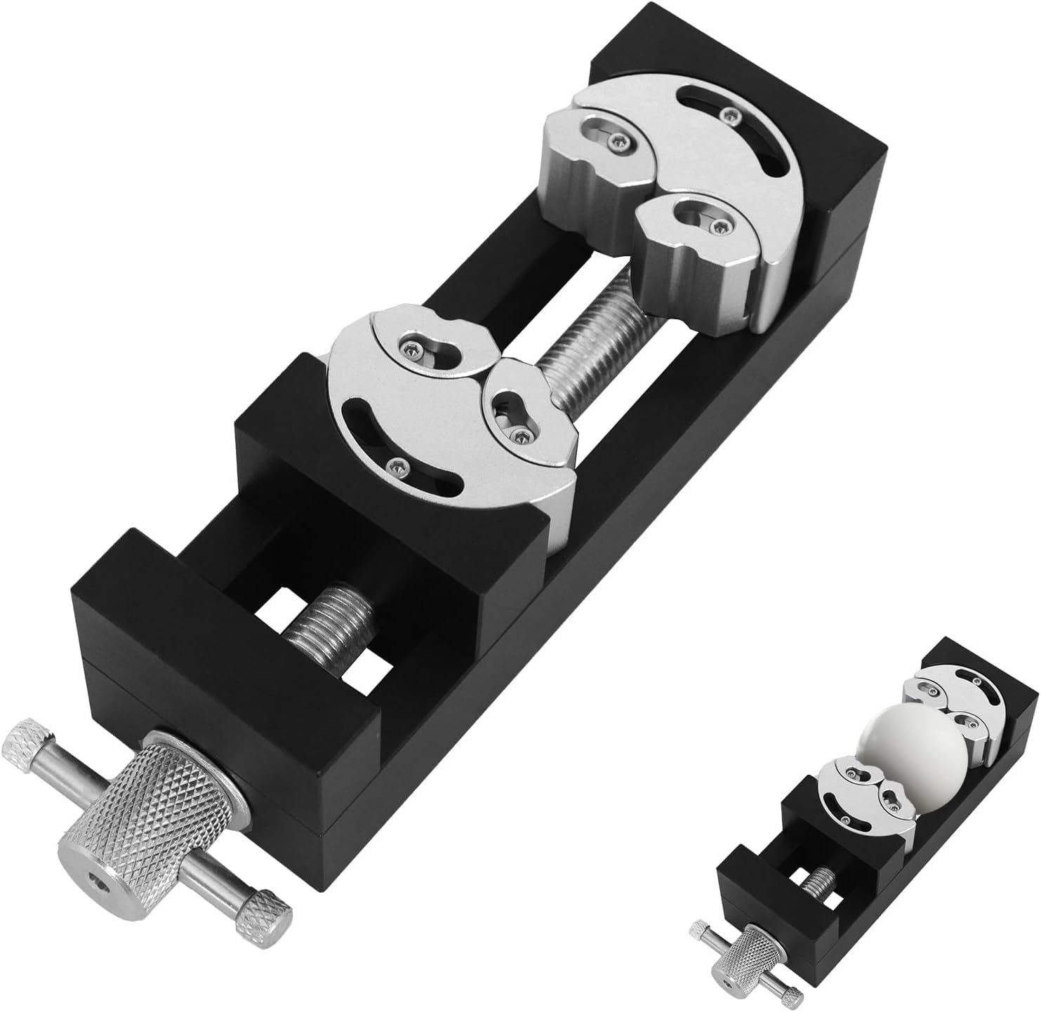 Smart Mini Fractal Vise, Heavy Duty Drill Press Vise for Workbench, Magnetic Bench Vise Clamp for DIY Projects, Crafts, Model Building, Jewelry Making, Repair