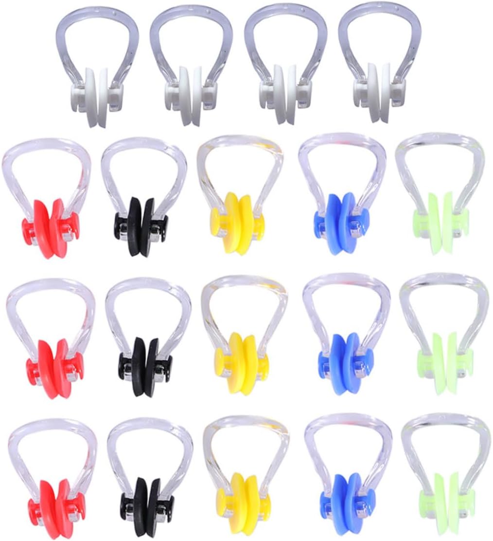 balacoo Swimming Silicone Nose Clip Goggles Pool Noise Cancelling Sleep Mask Fins Swimming Mouth Swim Nose Clip