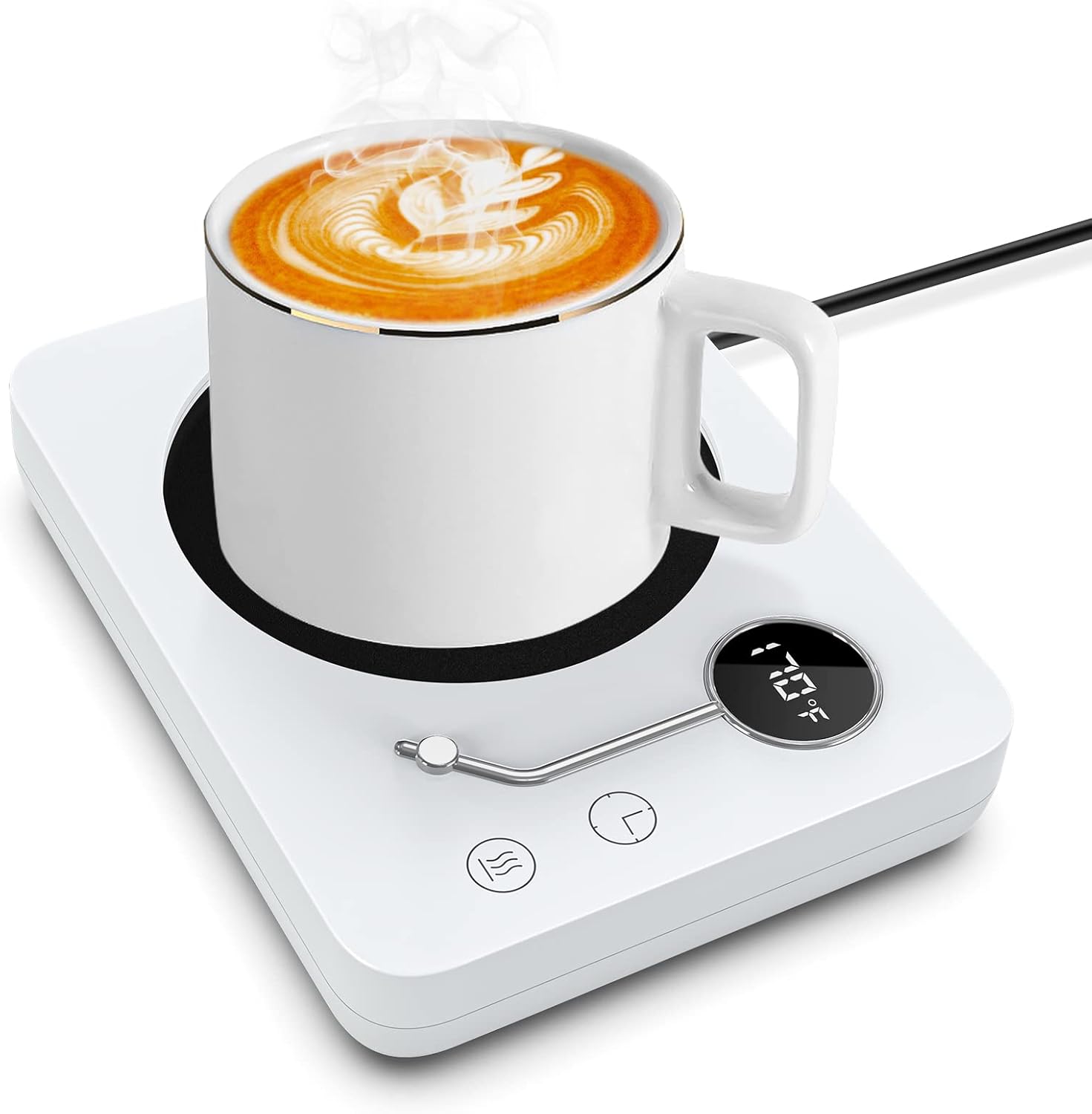 Tiptop Home Smart Cup Warmer, Auto On/Off GravityInduction Mug Warmer