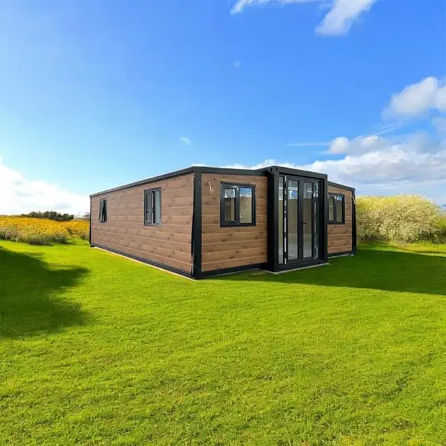 Prefab Tuinkantoor Geïsoleerd: 20/30/40FT Uitvouwbare Containerwoning