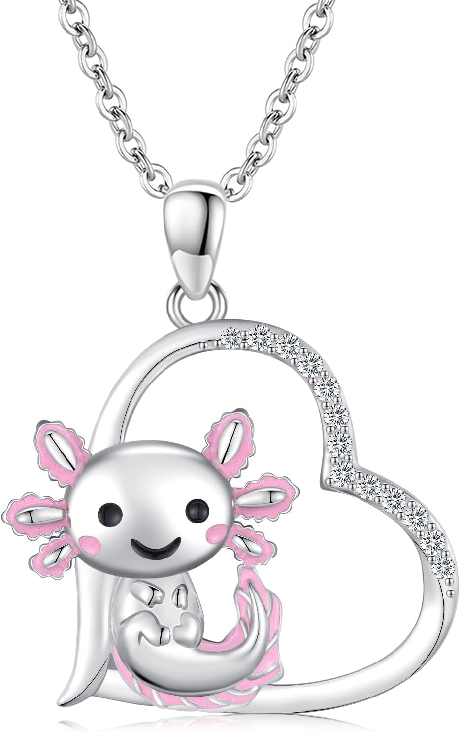Cute Animal Necklace for Women 925 Sterling Silver Animal Pendant Jewelry Christmas Birthday Gifts for Daughter