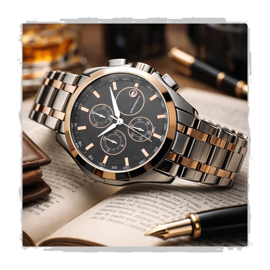 Image of AMERICANVIBER Affordable Men's Wrist Watch Under 499 |Men Watch | Classic Round Dial | Quartz Movement | Stainless Steel Belt | Lightweight & Durable Design | Analog Display | Trendy Party & Office Wear