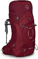 Vista 8 de Osprey Ariel 65L Mochila de senderismo para mujer, Azul Cerámico, WM/L, Ajuste extendido