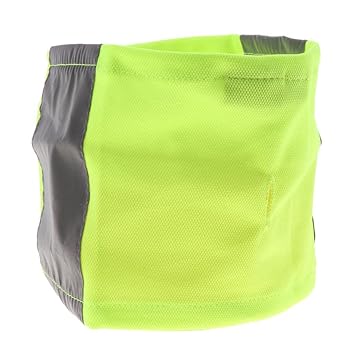 Meri Shopp Pet Dog Cat Reflective Collar Puppy Pet Dog Safety Neck Strap Yellow L