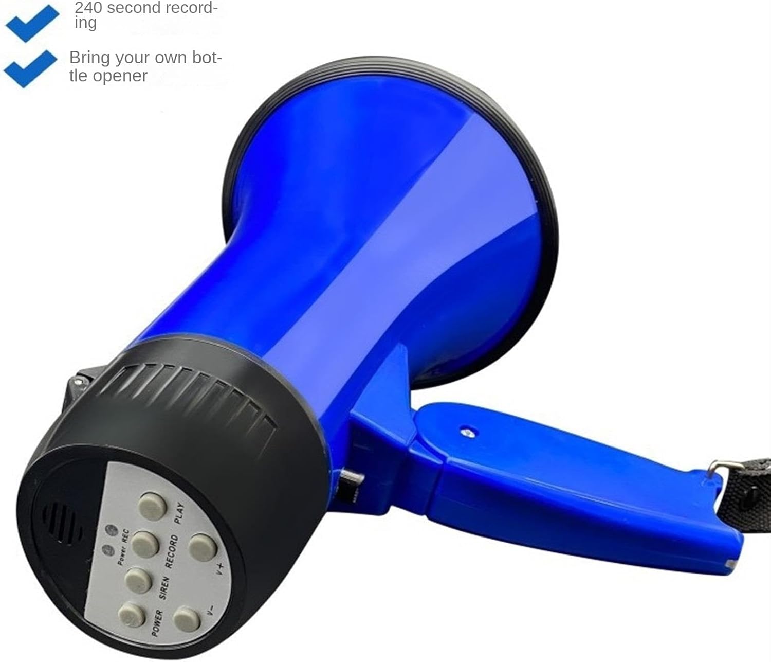 Megaphone Loud Hailer Portable Megaphones Foldable Handheld Megaphone Voice Amplifier Bullhorn Speaker Loud Volume Megaphone for Sport