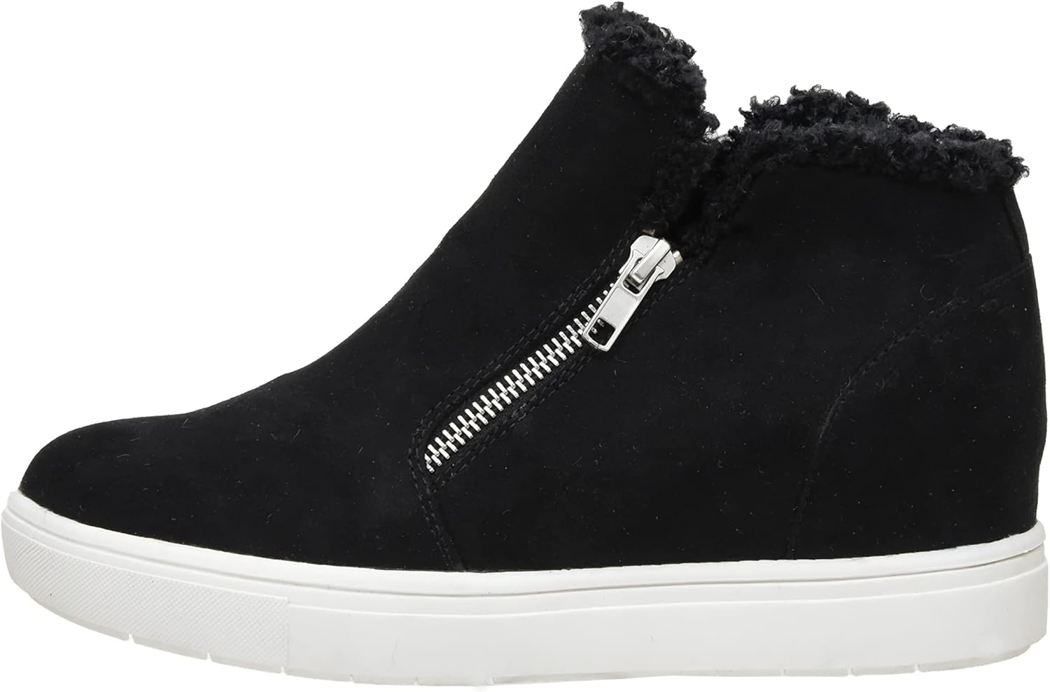CUSHIONAIRE Women's Heaven Hidden Wedge Faux Shearling Sneaker +Memory Foam - Image 4