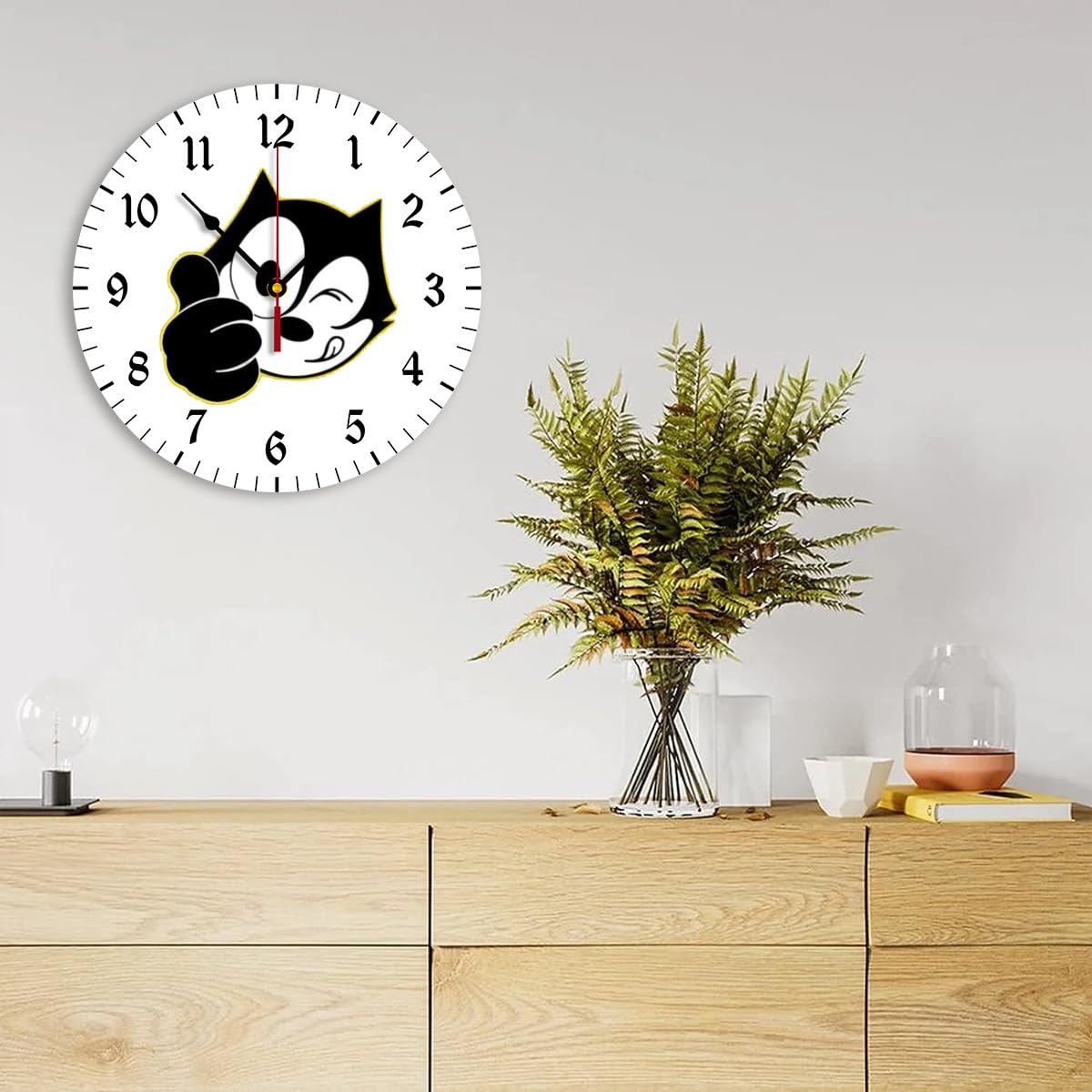 Amazon.co.jp: フィリックス・ザ・キャット 掛け時計 壁掛け