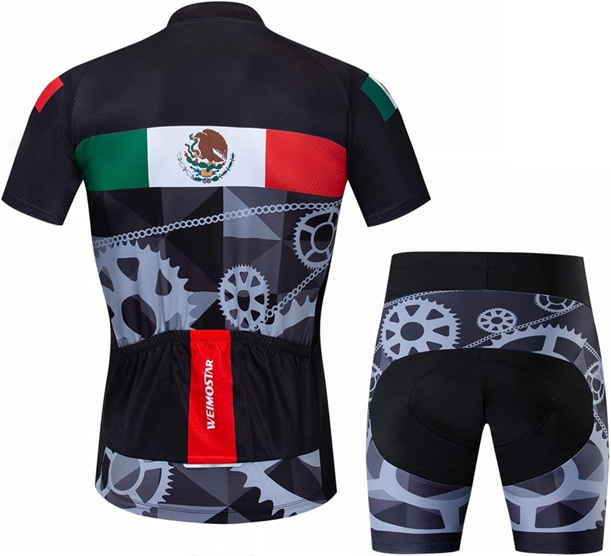 Men Cycling Jersey Set Summer Short Sleeve Mountain Bike Clothes MTB Jersey Bike Suits Quick Dry Breathable