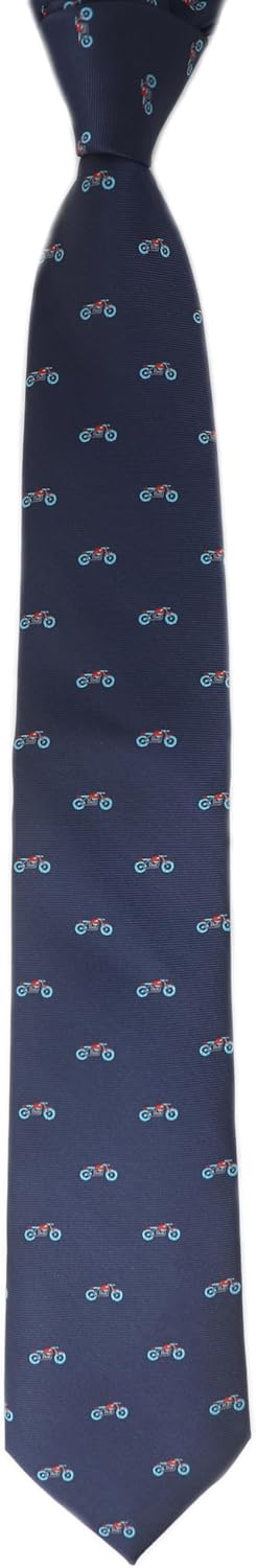 Vintage Pickup Truck Pattern Necktie With Gift Box Motor Bike Tie Father's Day Birthday Gift Tie - Image 2