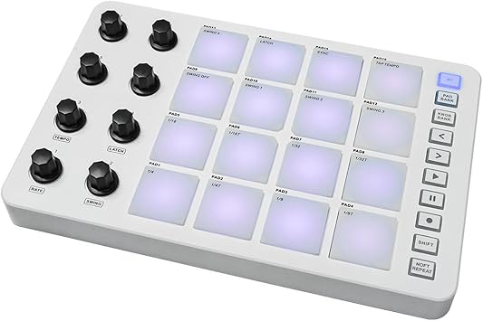 MIDI Pad Beatmaker Machine Portable MIDI Controller Pad for Beginners