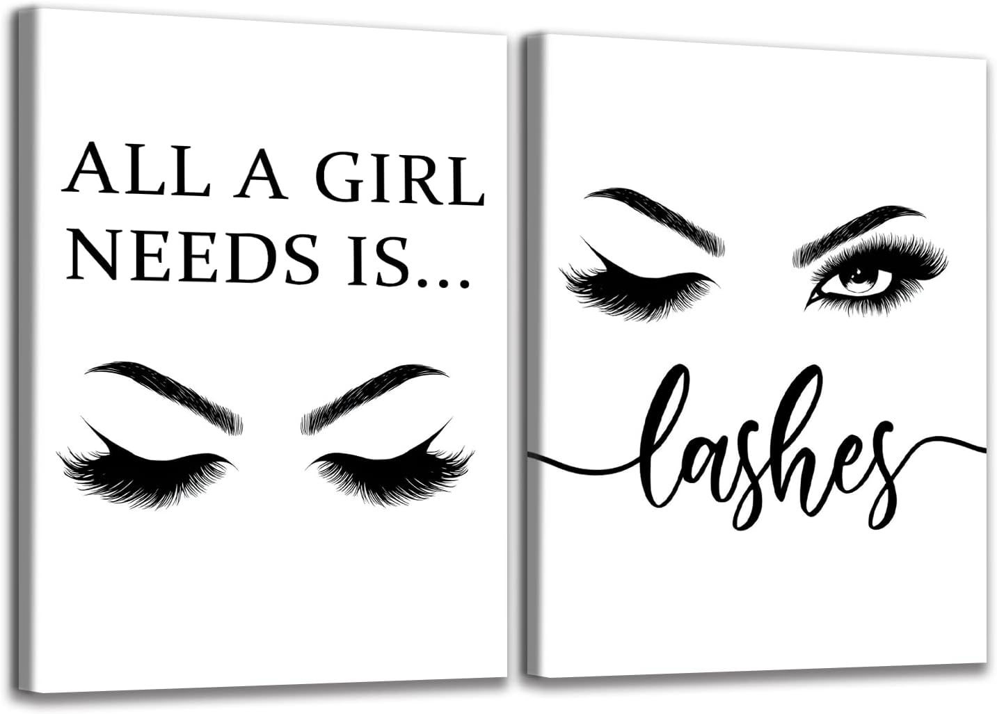 Eyelash Wall Art Makeup Wall Art Eyelash Pictures Wall
