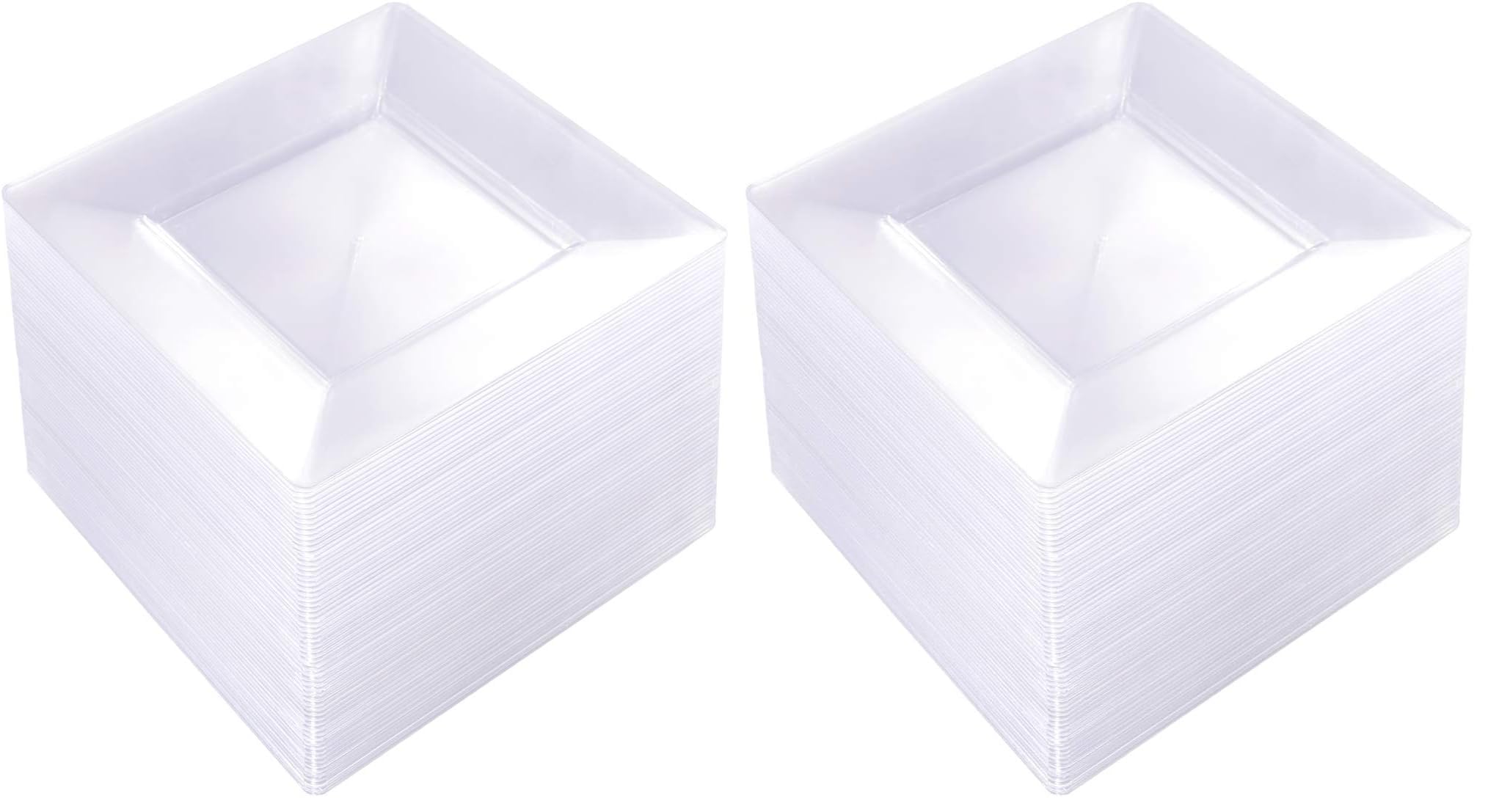 Silver Dessert Plates & Forks - 100 Pack for Parties -16 Silver Dessert Plates & Forks - 100 Pack for Parties -16