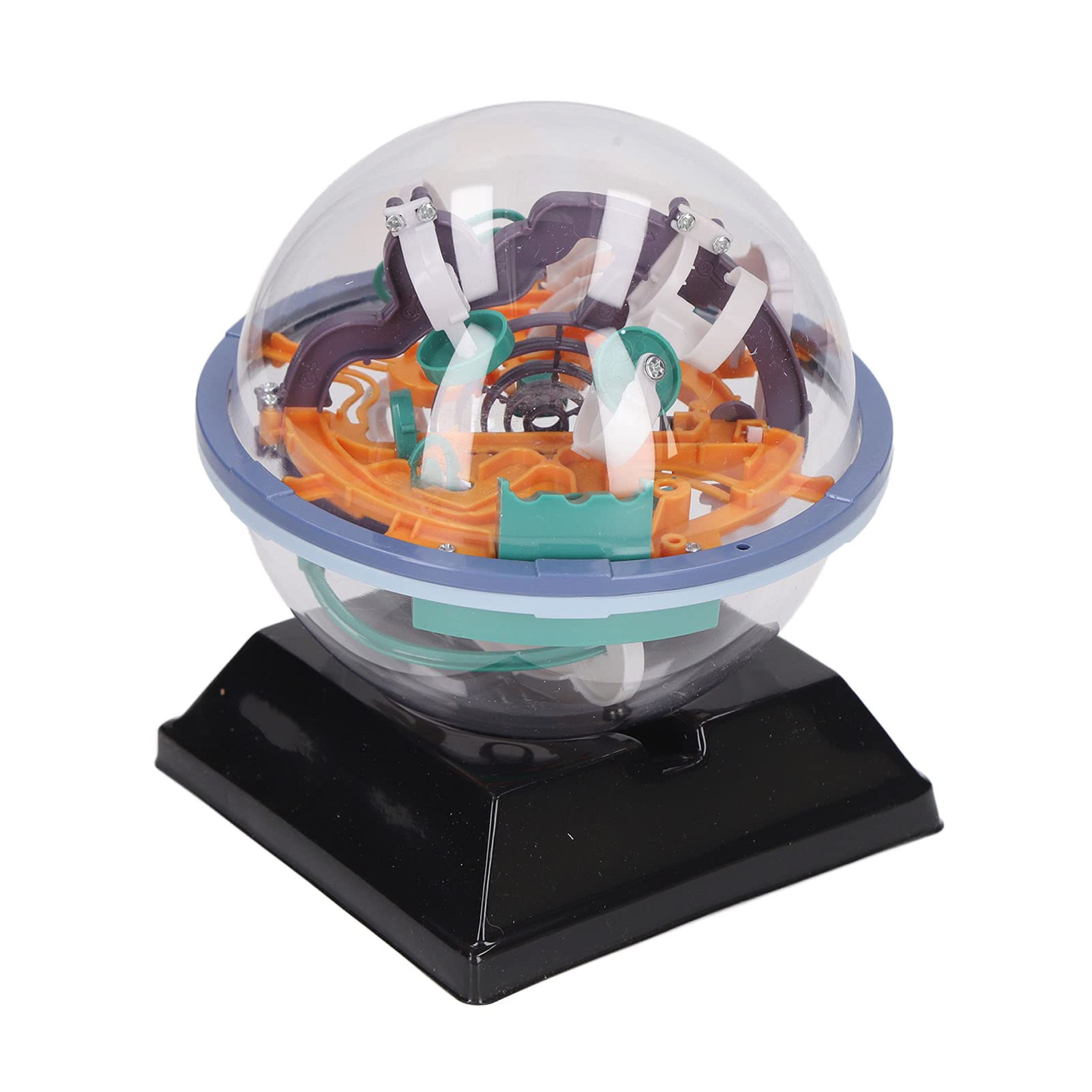 Bola de Laberinto 3D educativa, mejora el intelecto, desarrolla la paciencia, plástico para niños (100 obstáculos)