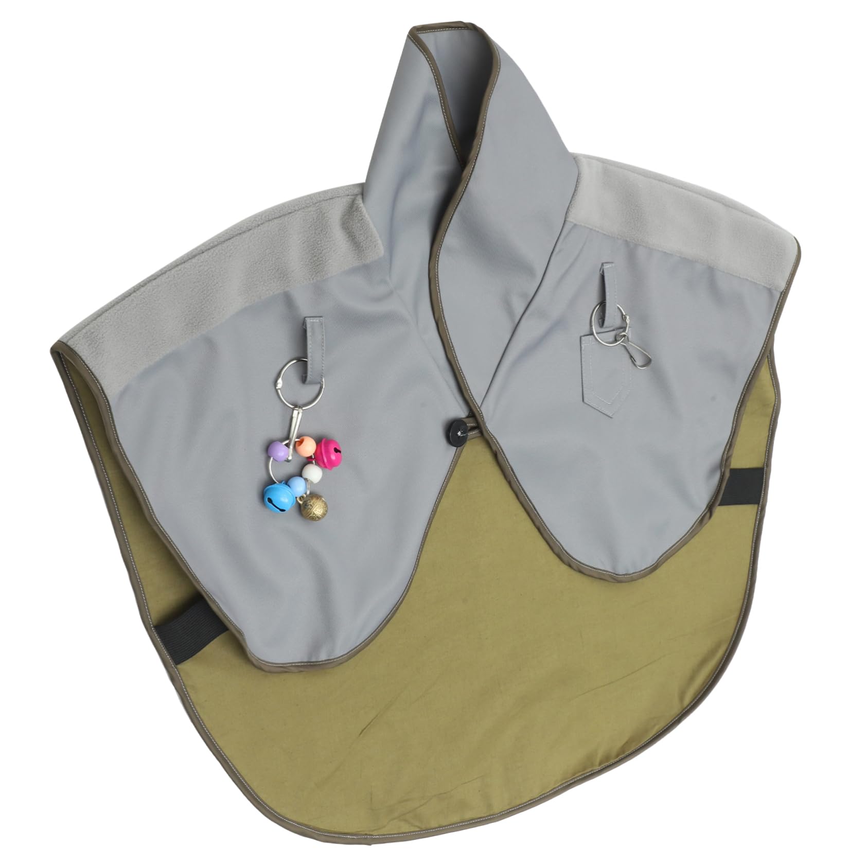 WOONEKY Cotton Cover Waterproof Bird Shoulder Pad -Scratch Shawl for Training Birds