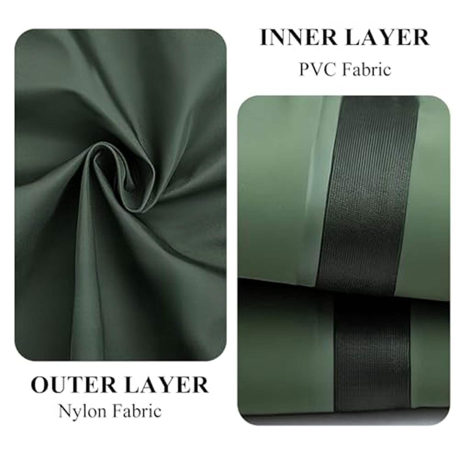 Trampolieri Stivali da Pesca Waders Pesca da Uomo con Stivali da Pesca Traspirante Impermeabili Chest Wader con cintura Tracolla Regolabile,Pantaloni da pesca per cantieri,pesca,fattorie,giardini