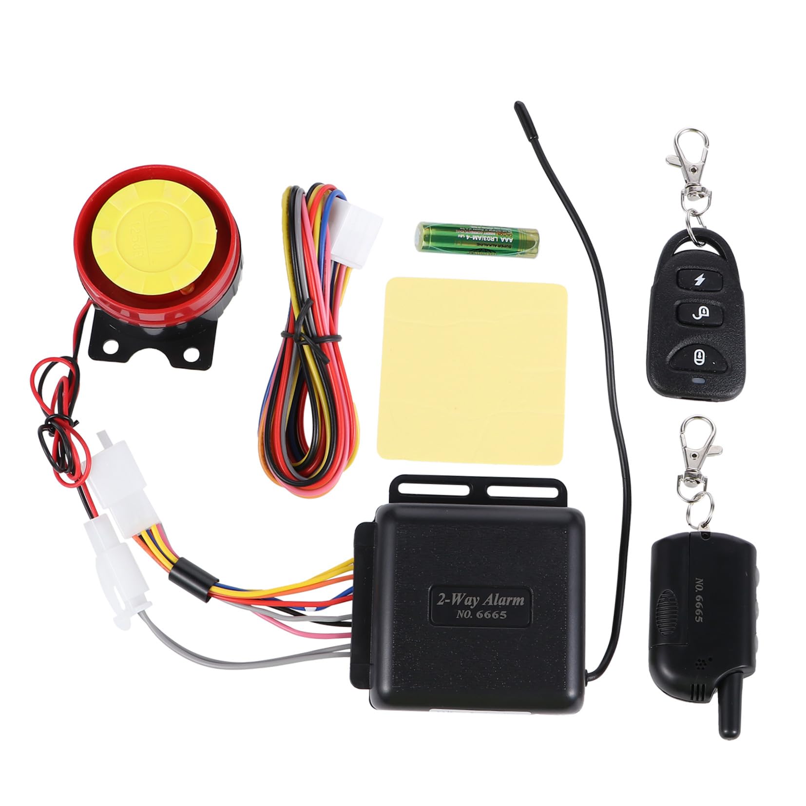 1set Dispositivo Di Sicurezza Antifurto Per Di Allarme Con Sensibilità e Funzione Di Remoto Per e Scooter