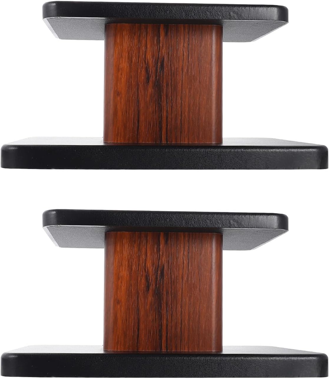 Practical Karaoke Speaker Stand Floor-Standing Audio Holder for Bookshelf Speakers 15cm High Pair, Delicate Desktop Surround Sound Support for Home Audio Random Color