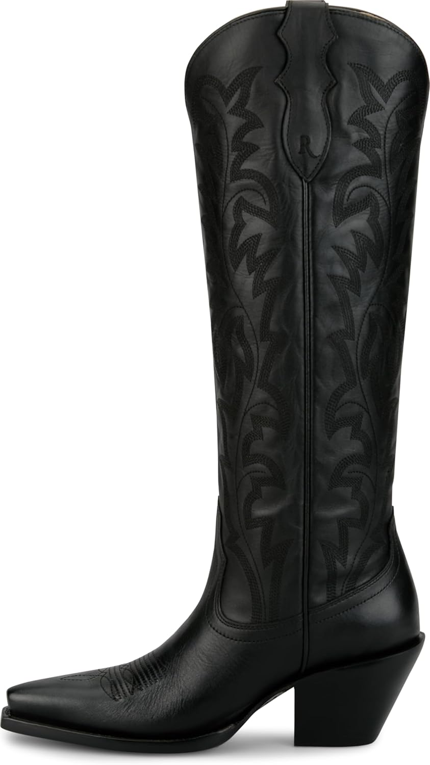 Justin Rumor 17” Women's Western Boot - Reba Collection - Snip Toe, Cowhide Leather Outsole