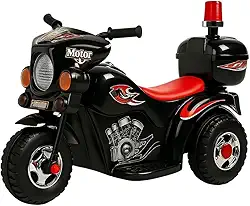 Mini Moto Infantil Elétrica Menino Menina Musica Luz Baú 6v