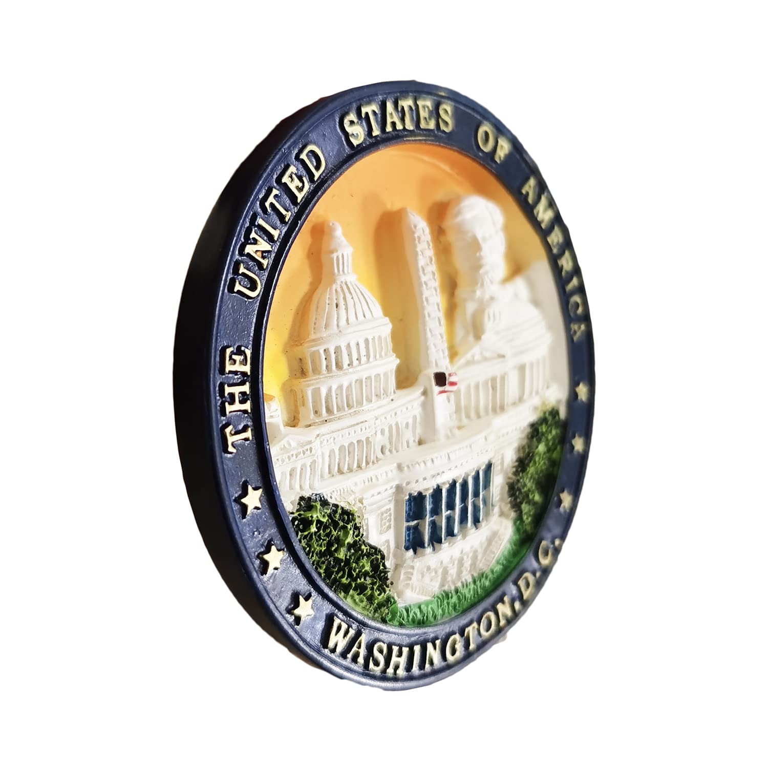 Magnete Frigorifero Washington 3D - Souvenir Americano Fatto A Mano, Regalo Originale Per Decorazione Cucina