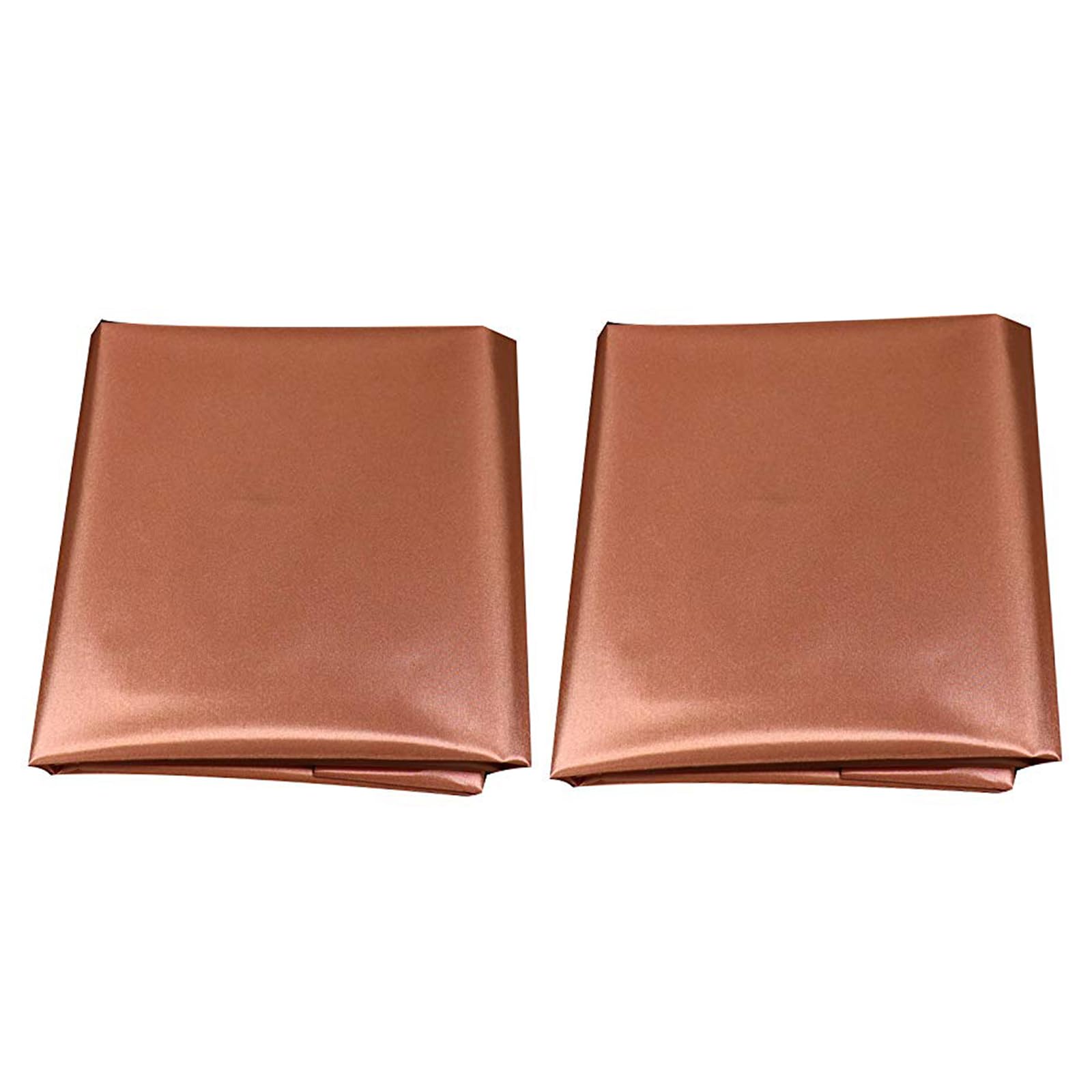 Copper EMF Protection Fabric Shielding RF & LF Electromagnetic Fields Anti Radiation Fabric Blocking (2, Gold, 39"x43")