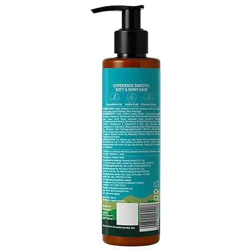 Miniatura 9 de Pilgrim Patuá & Keratin Champú alisador para el cabello, fórmula antiencrespamiento, limpia, suaviza y añade brillo suavemente, cabello suave,