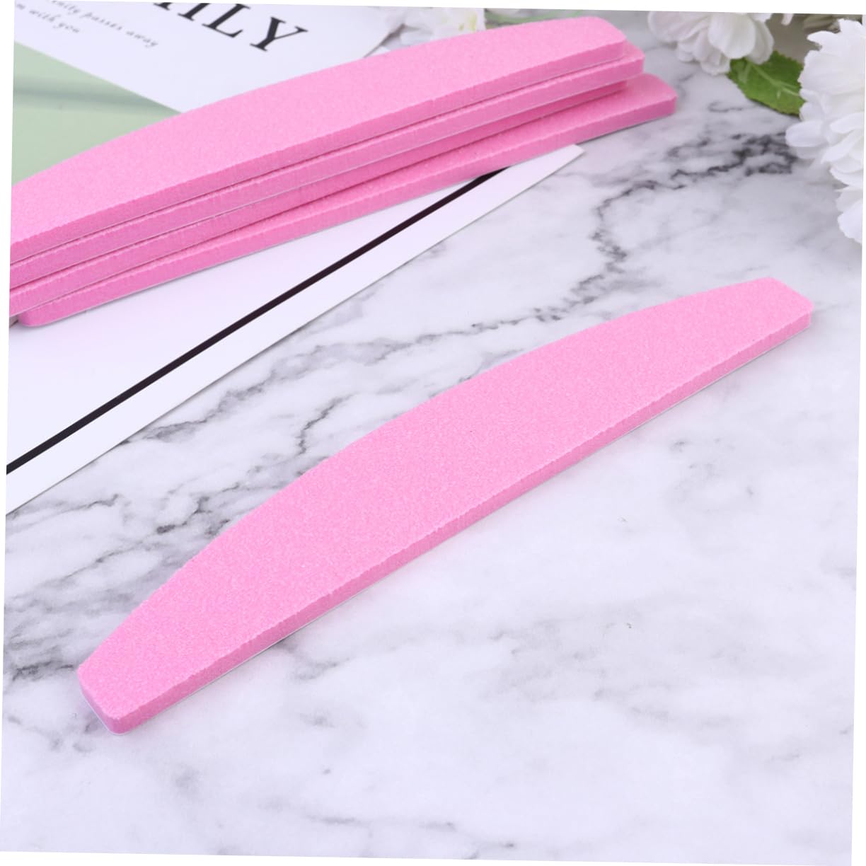 FRCOLOR 3sets Limette Per Unghie Bifacciali Con Adesivo Strumento Per Manicure e Finitura Per Unghie e Artificiali Resistente e Facile Usare