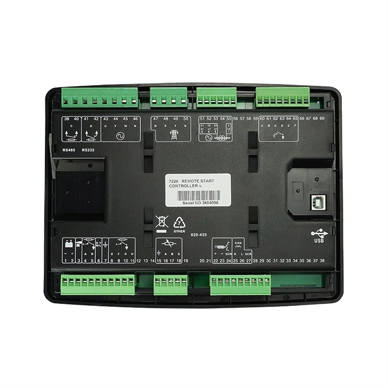 Diesel Generator Set Controller DSE7220 Generator Self-Starting Control Panel Engine Control Panel