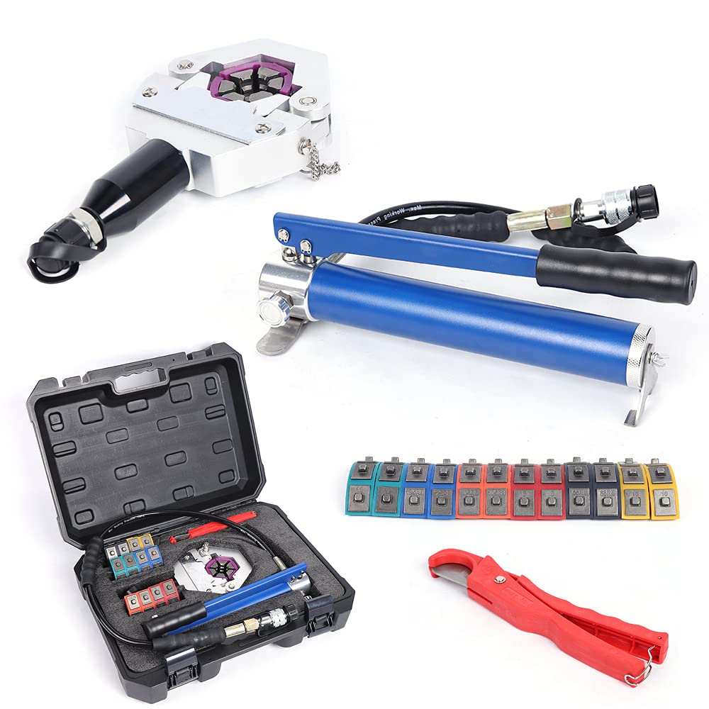 FS-7842B Kit d'outils de sertissage de tuyau hydraulique pour climatisation