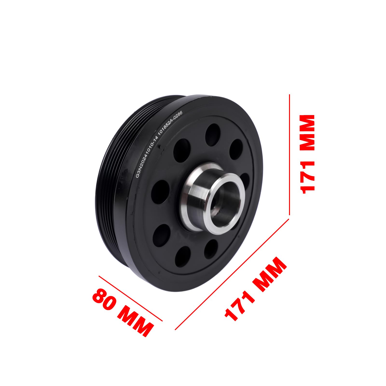Puleggia albero motore con bulloni Compatibile con E81 E82 E87 E88 E90 E91 E92 E93 X1 N47 2010-2015