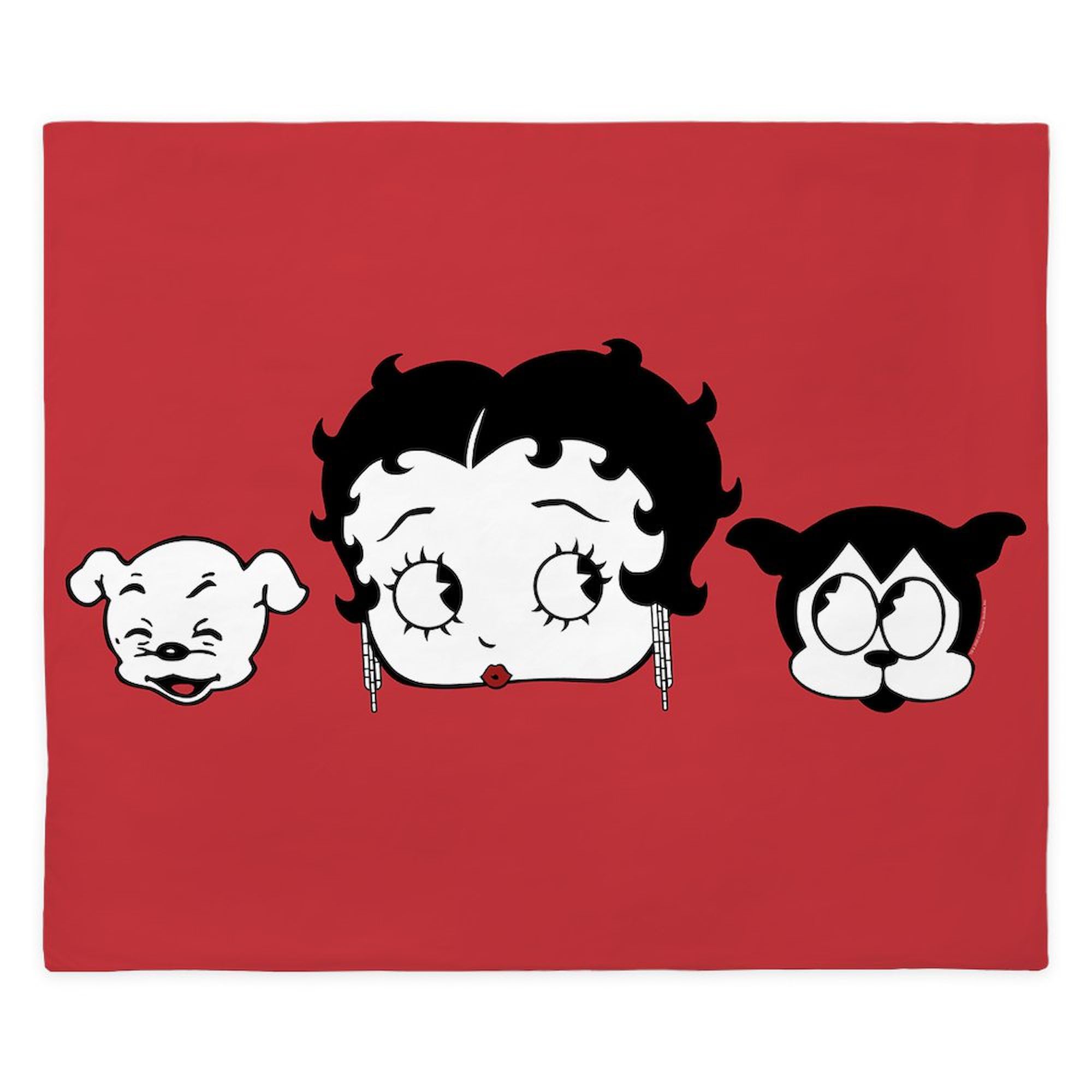 CafePress Betty Boop Faithful Companions King Duvet Cover, Printed Comforter Cover, Unique Bedding