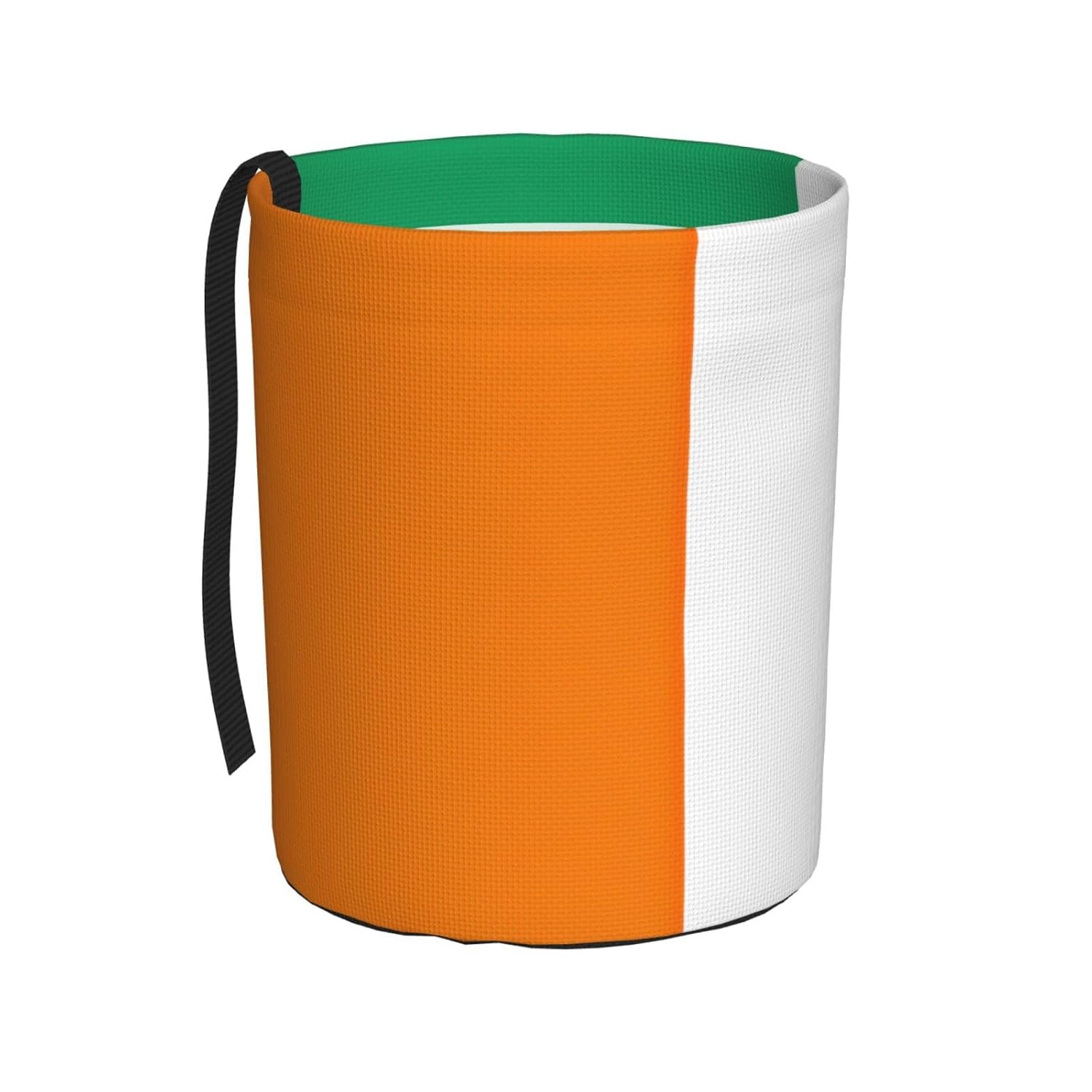 Flag of Cote D'Ivoire Print Foldable Car Trash Can,Hanging Car Garbage Can,Waterproof Car Garbage Bin, for Travel Camping