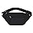 DAITET Large Crossbody Fanny Pack for Men&Women,Waist Bag & Hip Bum Bag for Outdoors Workout Traveling Casual Running Hiking Cycling,Easy Carry Any Phone(Loop Black)