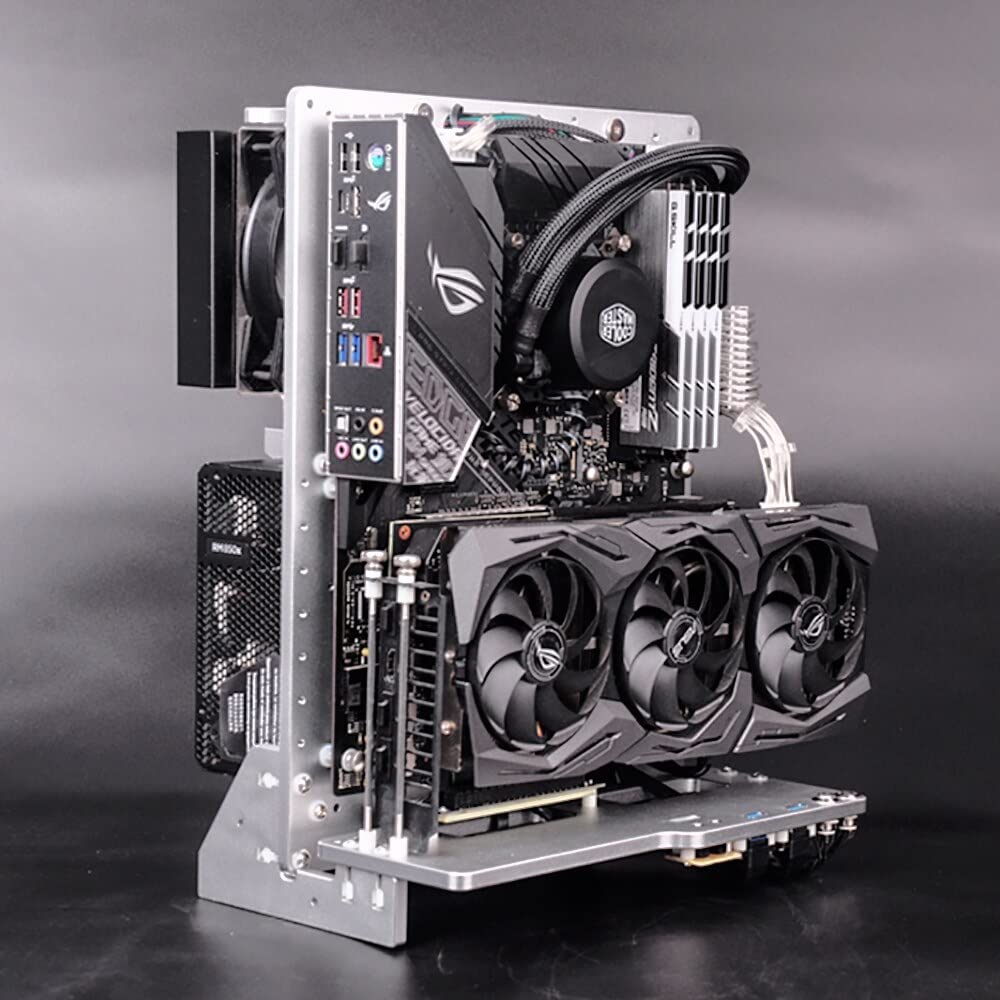 Amazon.co.jp: DIY PC ケース ホルダー 開放型 ケース ATX MATX ITX用