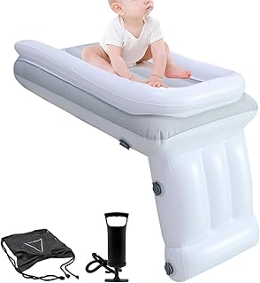 Cama Avião Infantil,carro avião inflável para criança - Colchão ar infantil para carro, bebê portátil, colchão inflável infantil para trem, itens essenciais para viagens Riastvy