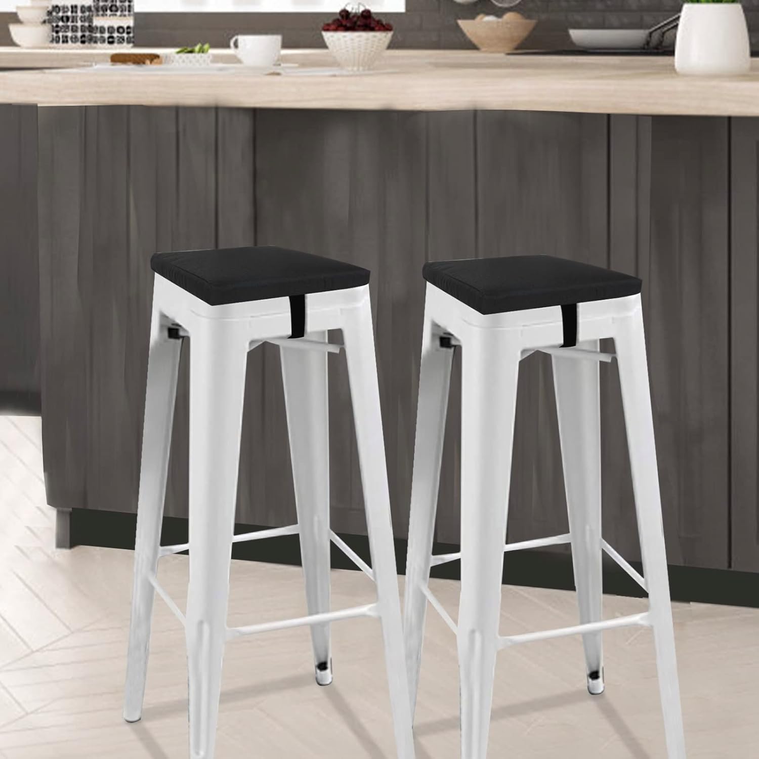 GUEGLSA Outdoor Bar Stool Cushions Square 14 Togo Ubuy