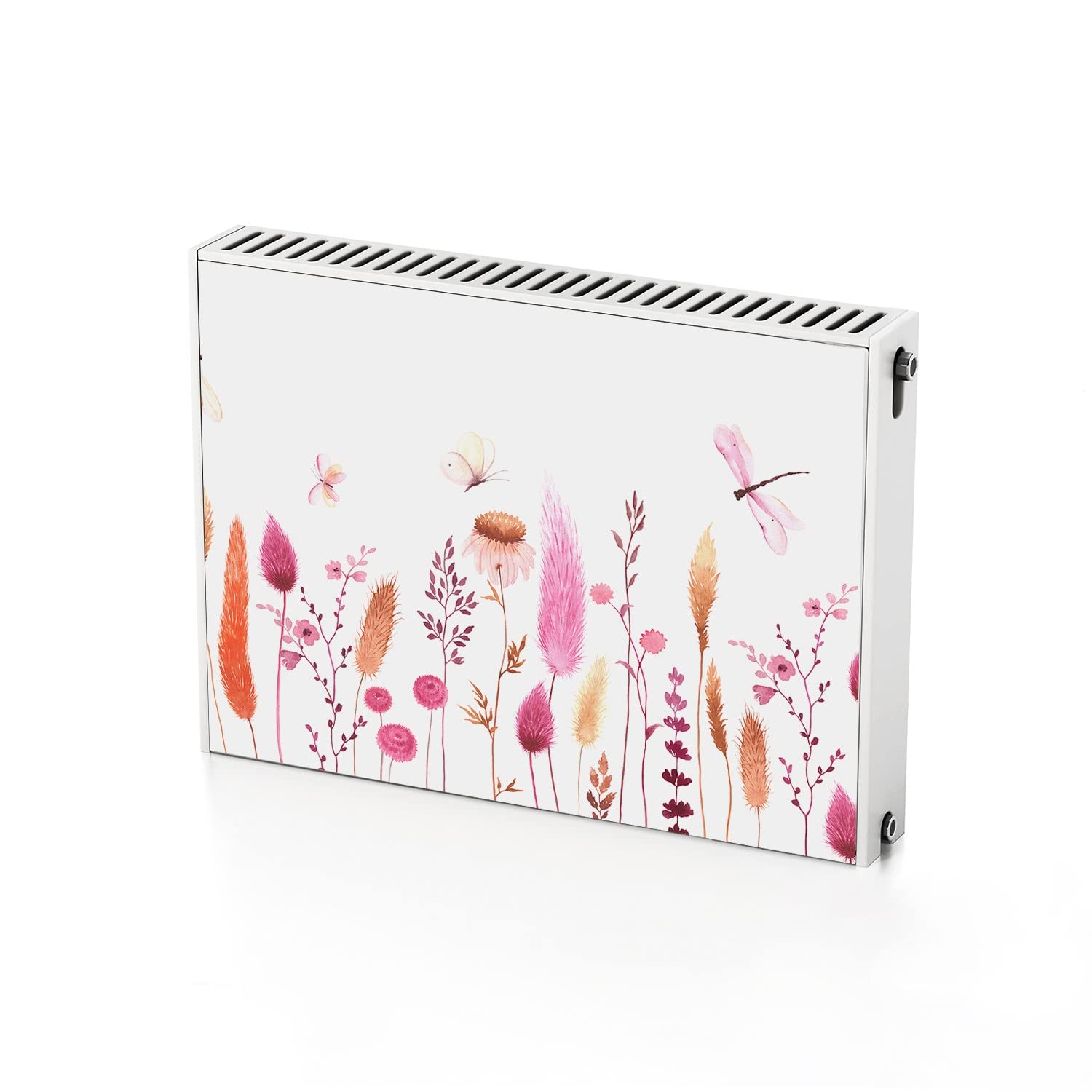 Autocollant de radiateur magnétique 80x60 cm papillon decoratif pour chauffage