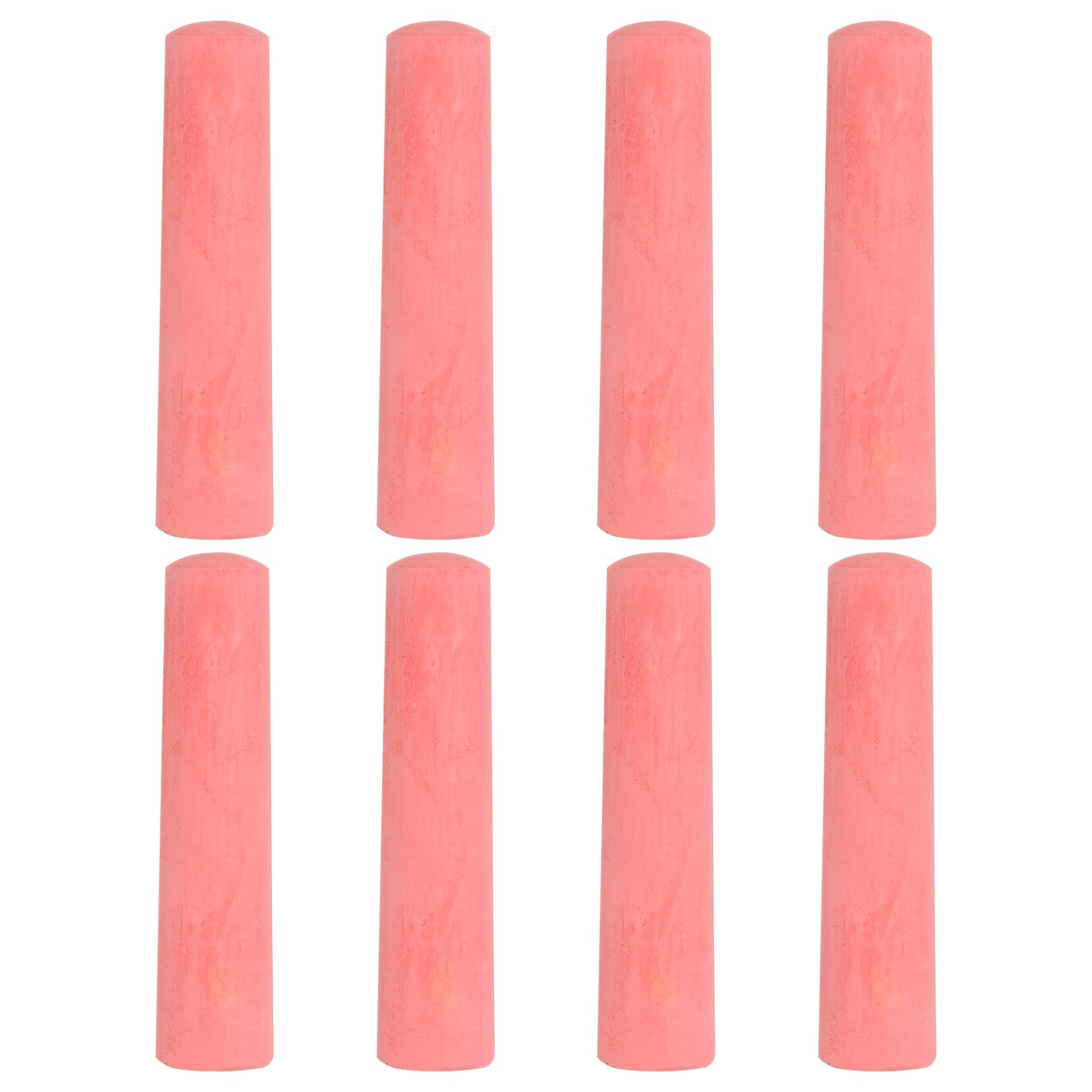 PATIKIL 8 PCS Dustless Chalk, Red Sidewalk Chalk Large Solid Huge Washable Street Chalks Easy to Clean for Outdoor Adults Painting Graffiti Art Wall Ground Playground Floor