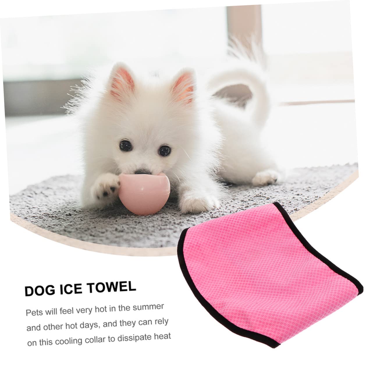 Housoutil 4stücke Kühlendes Hundetuch Atmungsaktive Kühlbandana Für Hunde Für Sommeraktivitäten Wie Und Sport Mit Punkten Punkten