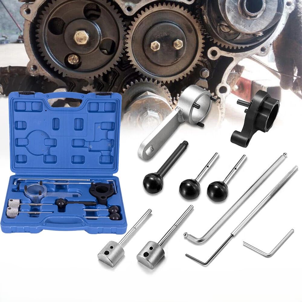 Motor de árbol de levas dentada herramientas compatibles con TT 5F1 5E3 5N 7N1 365 3G5 Golf A3 A5 A4 Q5 A6 Q3 1.6 2.0 TDI, repuesto para T10265 T10060A T10051 T10490 T1022 38 ES